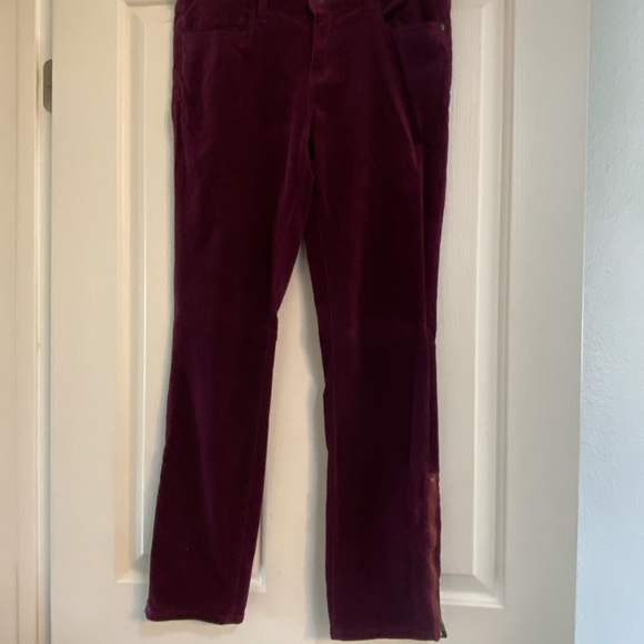 SOLD Anthropologie Womens corduroy pants, zipper ankle, size 29. - Picture 6 of 7